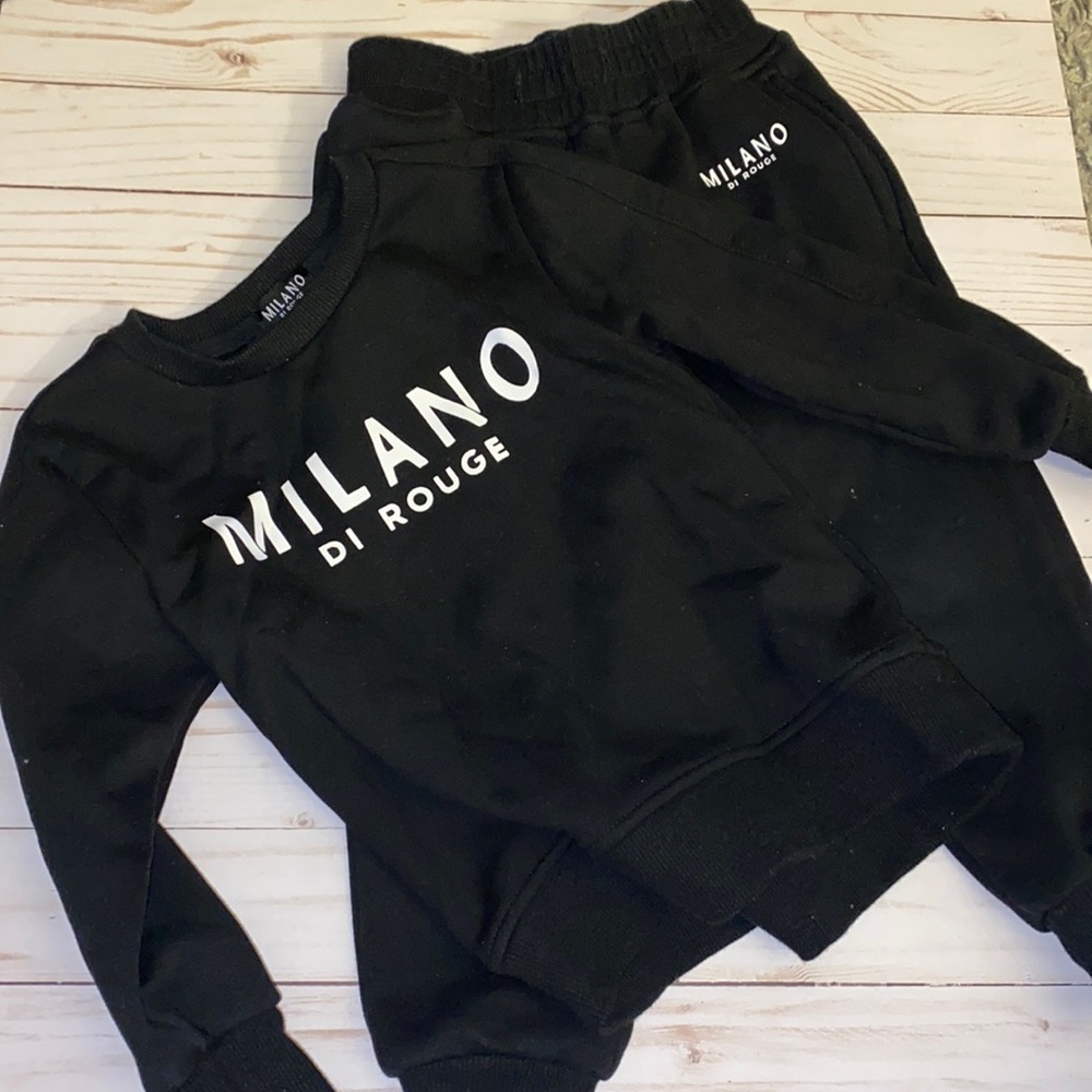 Milano black sweatsuit